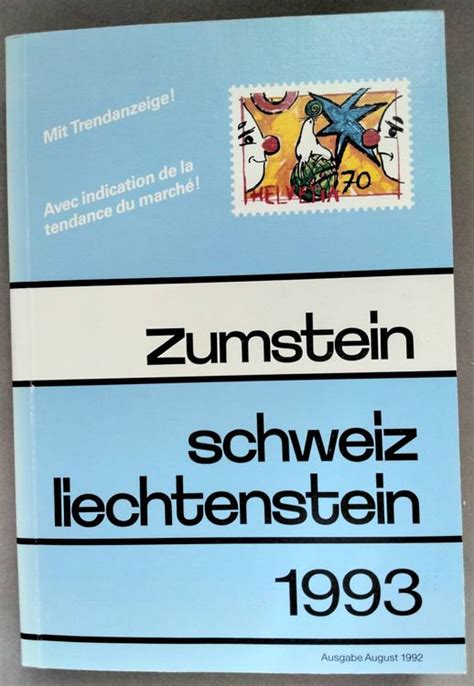 Zumstein Katalog Ch Fl Kaufen Auf Ricardo