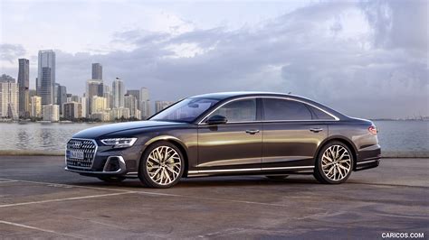 2022 Audi A8 L Color Manhattan Grey Side Caricos