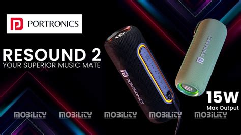 Light Up Your Parties With Portronics Resound Portable W Speaker