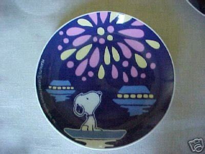 Peanuts Snoopy Ceramic Set 5 Dessert Plates From Japan | #31162045