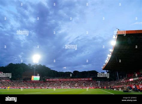 Montilivi Stadium view during the La Liga match between Girona FC and ...