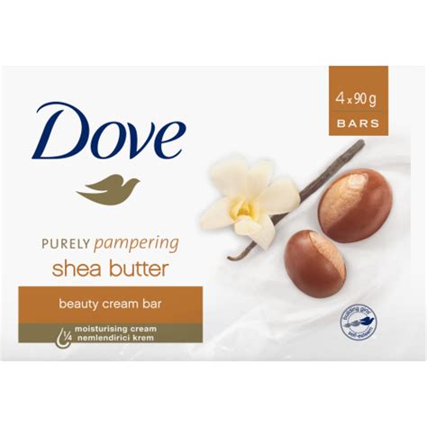 Dove Soap Bar Shea Butter 4pack Clicks