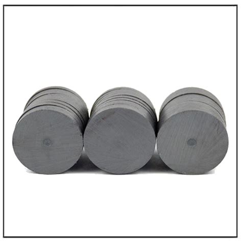 Pot Magnets Round Ferrite Ceramic Magnets Suitable For Crafting