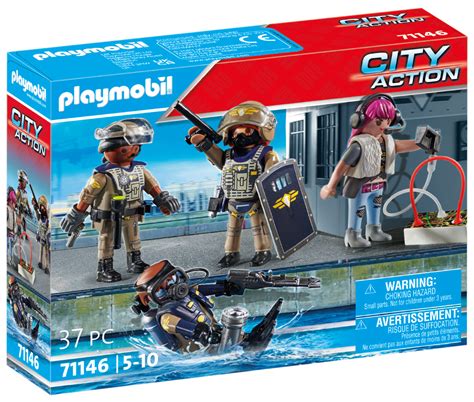 Playmobil City Action Pas Cher Ensemble De Figurines