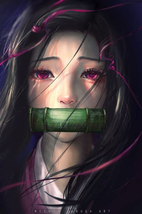 Nezuko Fanart Demon Slayer Kimetsu No Yaiba Martin F On Artstation Porn Sex Picture