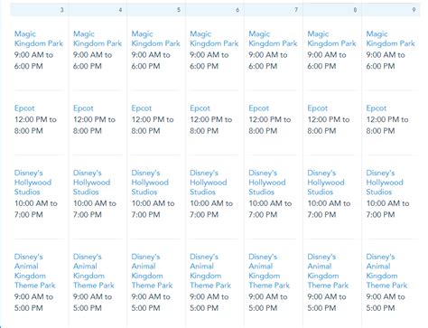 Disney World Operating Hours Posted Through Early January Of 2021