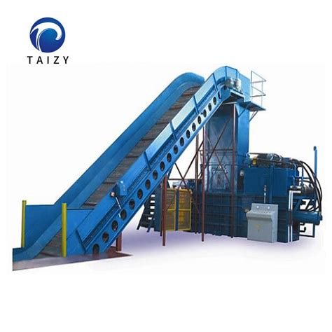 Horizontal Fully Automatic Hydraulic Waste Cardboard Recycling Baler