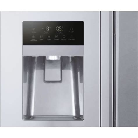 Réfrigérateur américain HAIER HSR3918FIPG 2 portes Distributeur