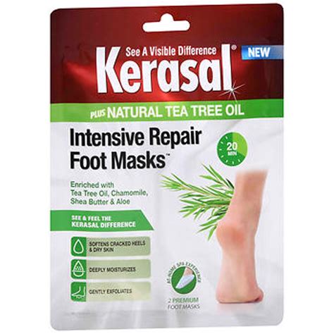 Kerasal Intensive Repair Foot Masks - 2 ct - Walmart.com - Walmart.com