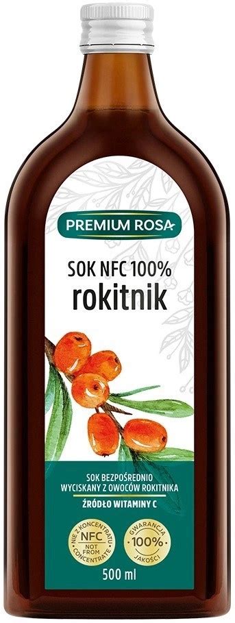 Rokitnik Sok Bio Bez Cukru Ml Najni Sza Cena Premium Rosa