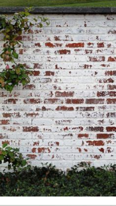 How To Whitewash Exterior Brick In Easy Steps Pallet And Pantry