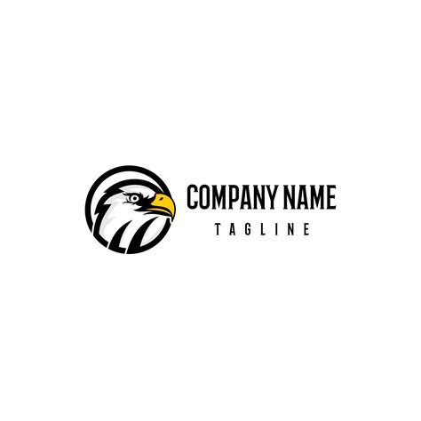 Bald eagle logo design template. Awesome a bald eagle logo. A bald ...