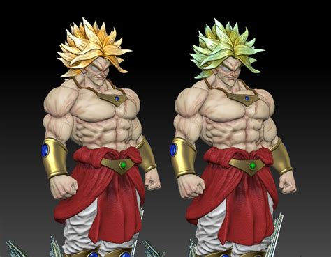 STL file DEX Broly Dragon Ball Z Fan Art 🐉 ・Design to download and 3D ...