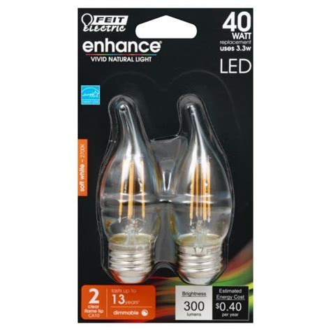 Feit Electric Enhance Light Bulbs Led Soft White 33 Watts Publix Super Markets