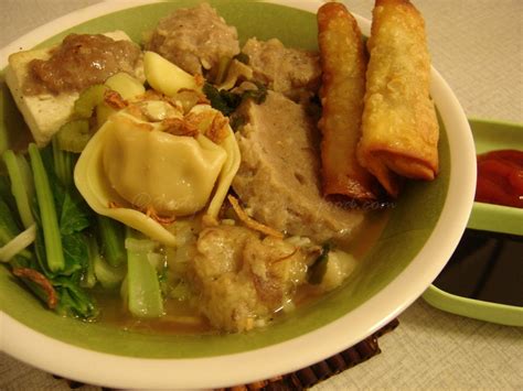 Tasty Indonesian Food Bakso Daging Sapi