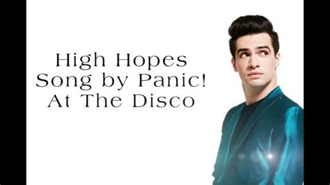 High Hopes Panic At The Disco Lyrics Slowed Youtube