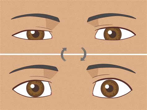 Asymmetrische Augen Korrigieren Wikihow