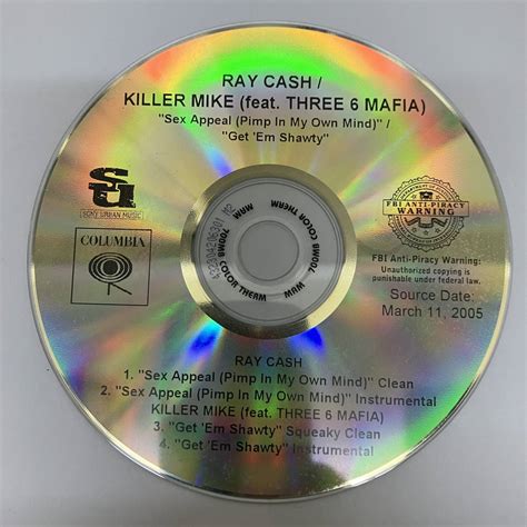 裸クリアボックス HIPHOP R B RAY CASH KILLER MIKE SEX APPEAL PIMP IN MY OWN