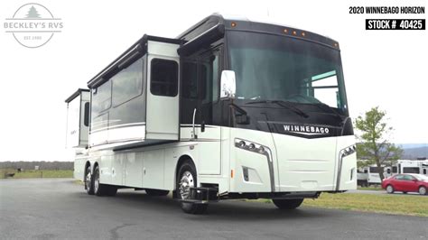 New 2020 Winnebago Horizon 42q Diesel Pusher At Beckleys Rvs Youtube