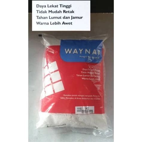 Jual Semen Pengisi Nat Keramik Tile Grout Waynat Warna Putih Di Lapak