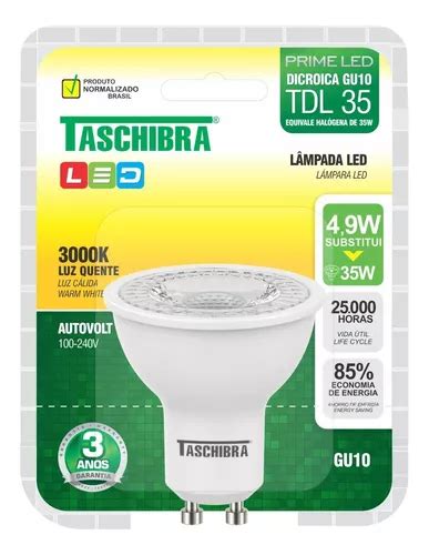 Kit L Mpadas Led Dicr Ica Mr Tdl W Taschibra Gu Mercadolivre