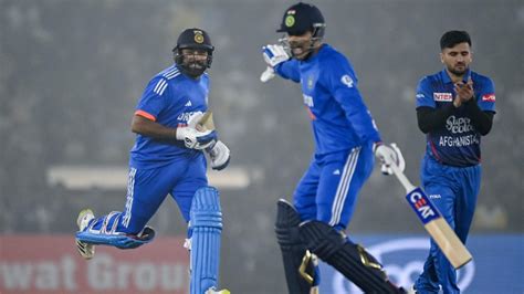 Ind Vs Afg 3rd T20i Live Updates Rohit Sharma Achieves Rare Feat