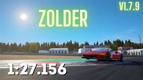 Assetto Corsa Competizione Ferrari 488 GT3 Evo Zolder Hotlap