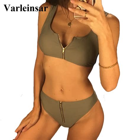 Colors Female Swimsuit High Waist Bikini Women Swimwear Two