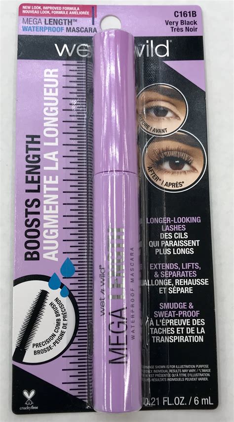 Wet N Wild Mega Length Waterproof Mascara 0 21 Fl Oz Brickseek