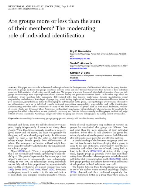 Pdf Beyond Old Dichotomies Individual Differentiation Can Occur