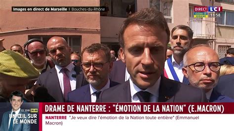 Mort de Naël à Nanterre Macron exprime l émotion de la Nation