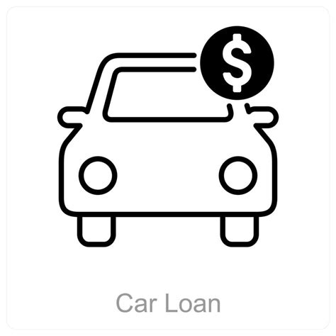 Car Loan And Vehicle Icon Concept 46284325 Vector Art At Vecteezy