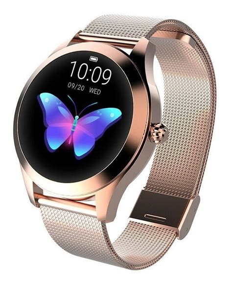 Relógio Smartwatch Feminino Samsung iPhone Xiaomi Kw10 Parcelamento