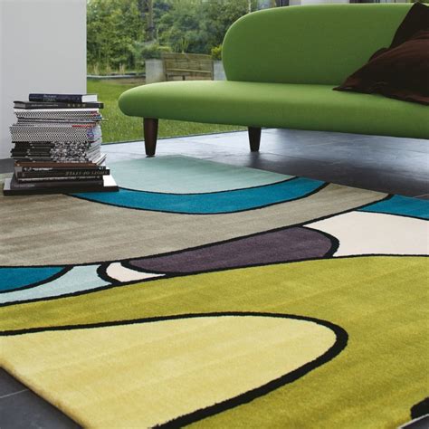 Tapis En Laine Motifs Multicolore Estella Comic Par Brink Campman