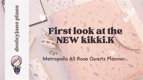 Reveal Kikki K A5 Metropolis In Rose Quartz YouTube