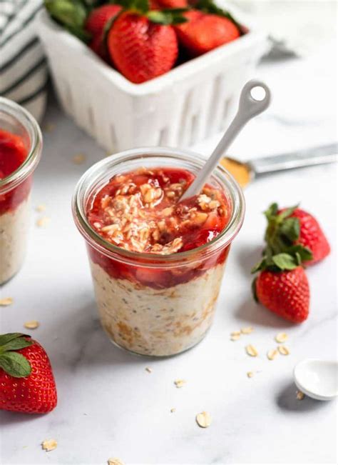 Peanut Butter And Jelly Overnight Oats Lemons Zest