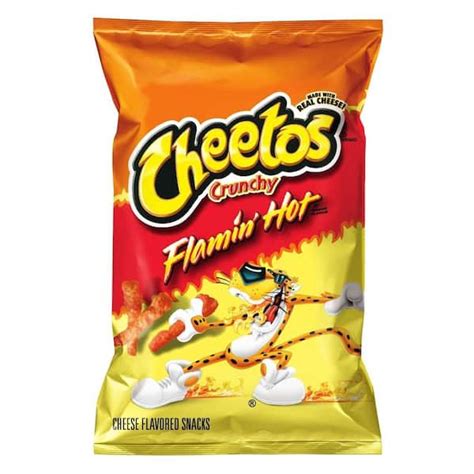 Cheetos 325 Oz Hot Crunchy Corn Chips 147381 The Home Depot