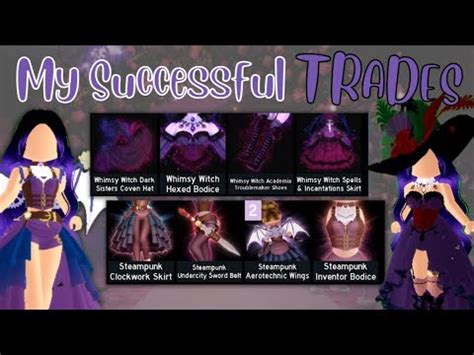 My Successful Trades In Royale High Huge Wins Youtube