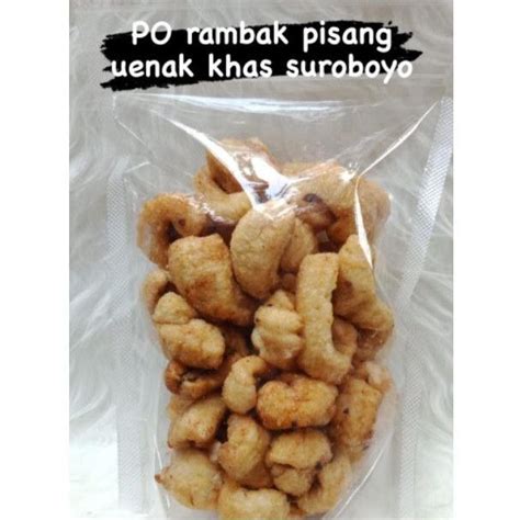 Jual Rambak Pisang Uenak Khas Suroboyo Shopee Indonesia