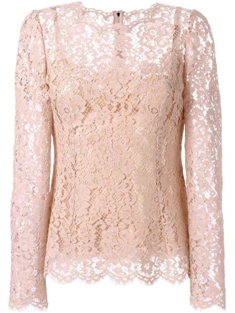 Dolce And Gabbana Floral Lace Blouse Floral Lace Blouse Floral Lace