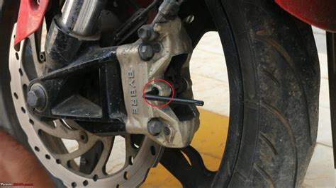 Diy Guide How To Replace The Front Brake Pads On A Tvs Apache Rr