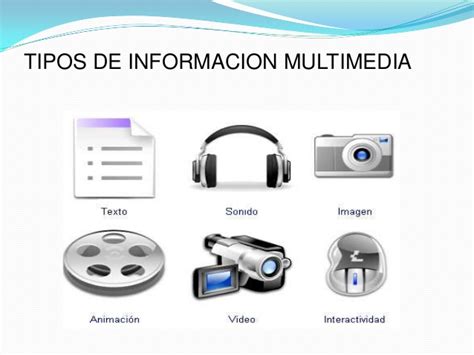 Recursos Multimediales Tipos De Informacion Multimedia