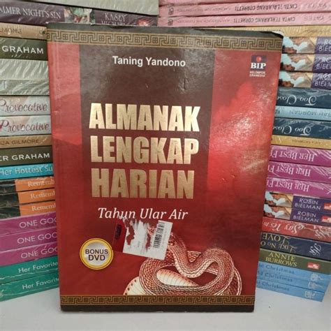 Jual Buku Murah Original Buku Almanak Lengkap Harian Tahun Ular Air