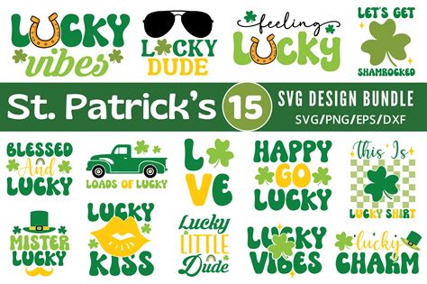 Stpatrics Svg Bundlelucky Svg Bundle Graphic By Tinyactionshop · Creative Fabrica