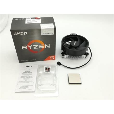 中古AMD Ryzen 5 5600G 3 9GHz TC 4 4GHz BOX AM4 6C 12T L3 16MB Radeon