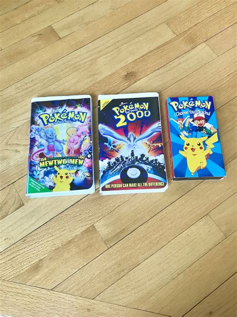 Vintage Lot of Pokemon VHS Tapes / Movies: Pokemon the First - Etsy