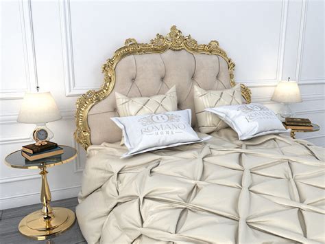 European Style Bed 9 - 3D Model by nhattuankts