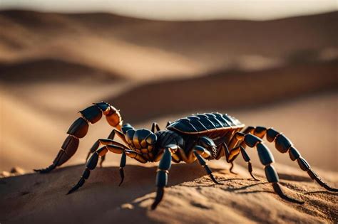 Premium AI Image | A desert scorpion in the desert