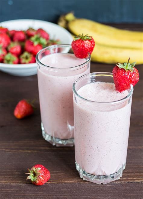 Strawberries Yogurt Banana Your Absolute Favorite Smoothies