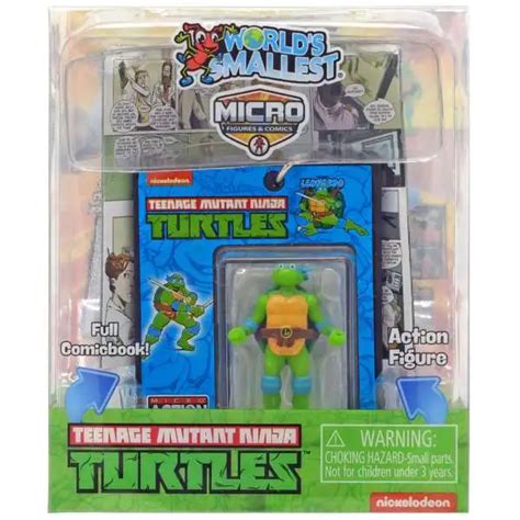 Worlds Smallest Teenage Mutant Ninja Turtles Michelangelo Micro Figure